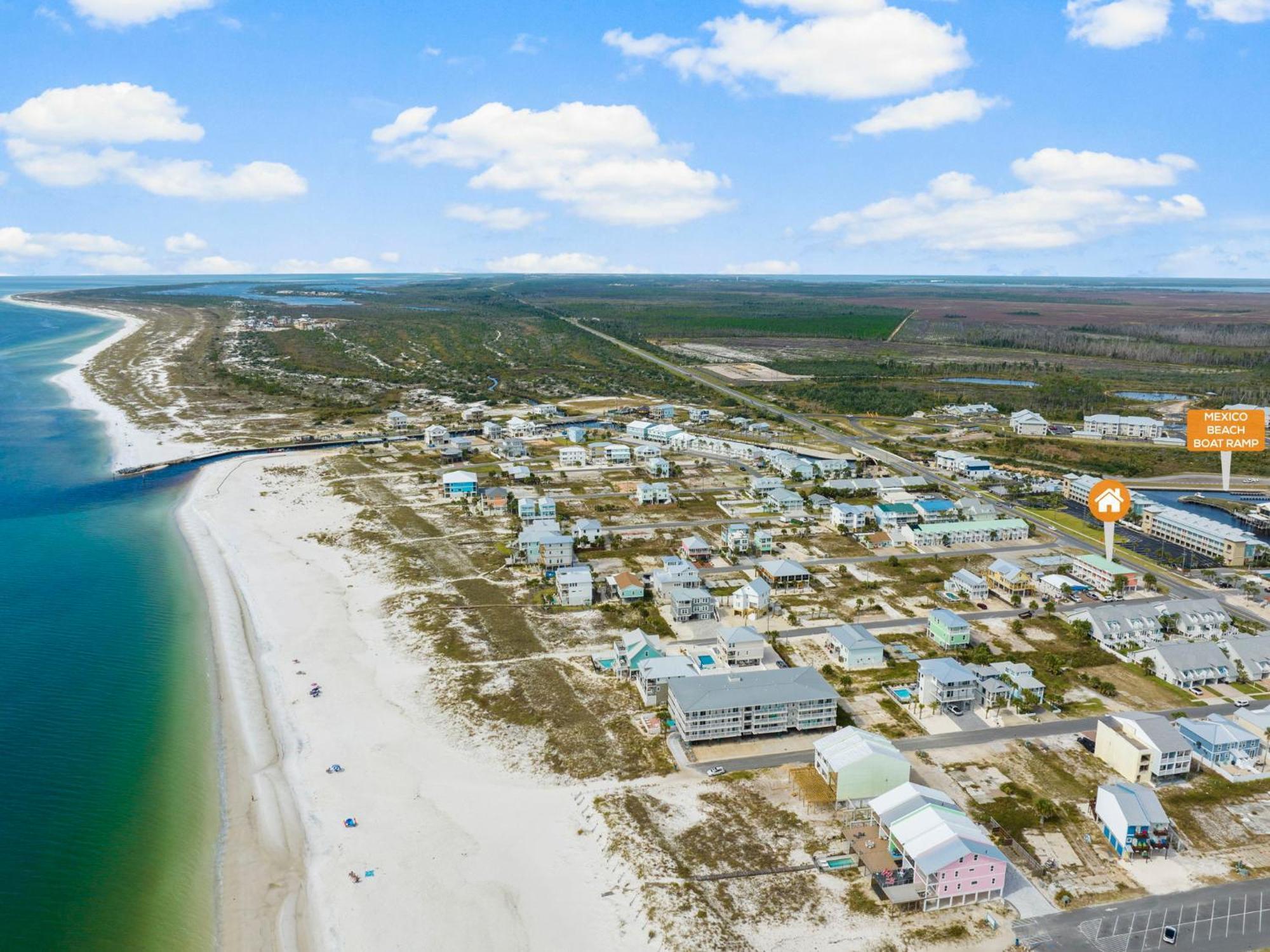 Sand Buckets Unit C, Ocean View Beach Townhouse Mexico Beach Buitenkant foto