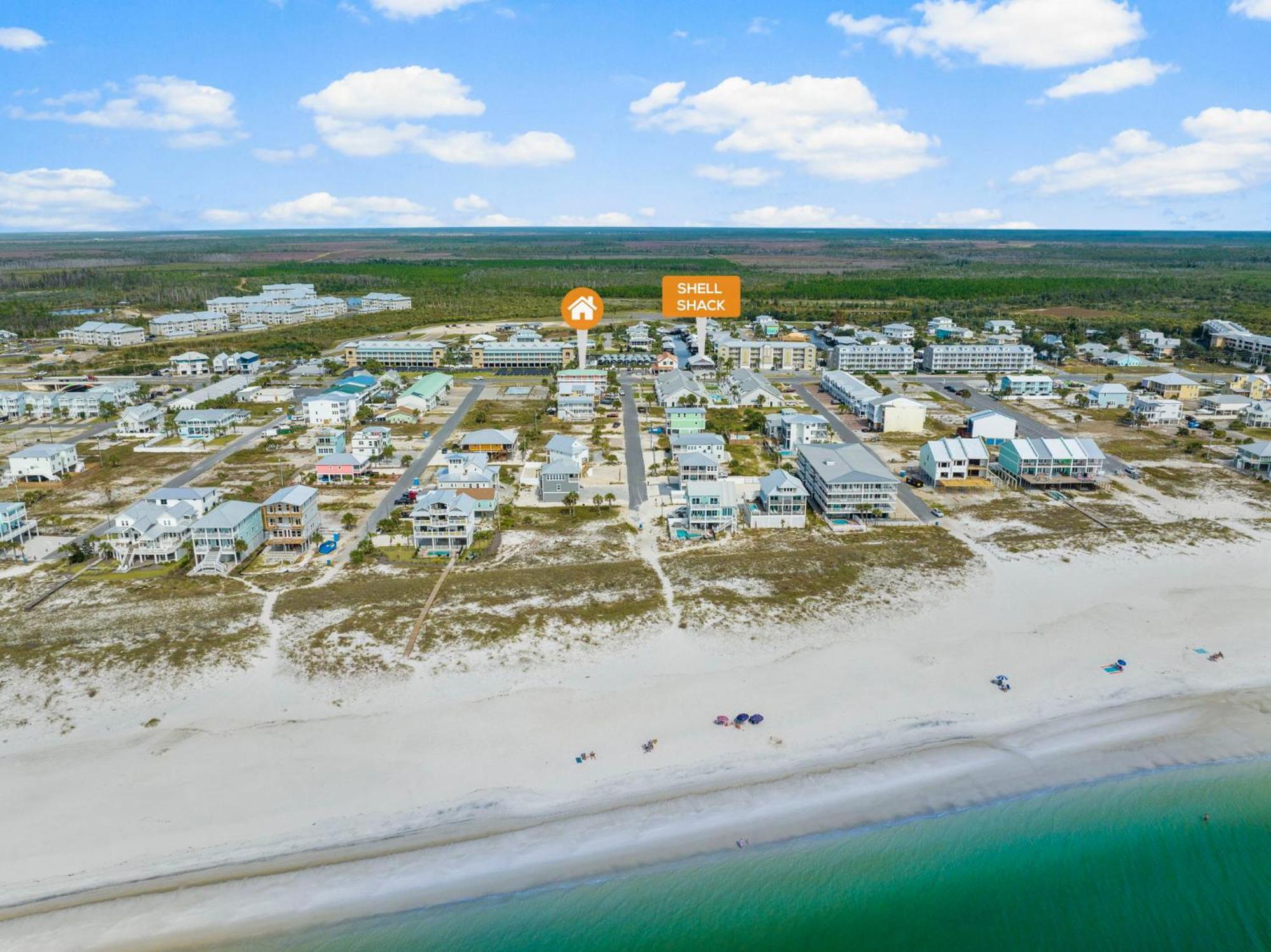 Sand Buckets Unit C, Ocean View Beach Townhouse Mexico Beach Buitenkant foto